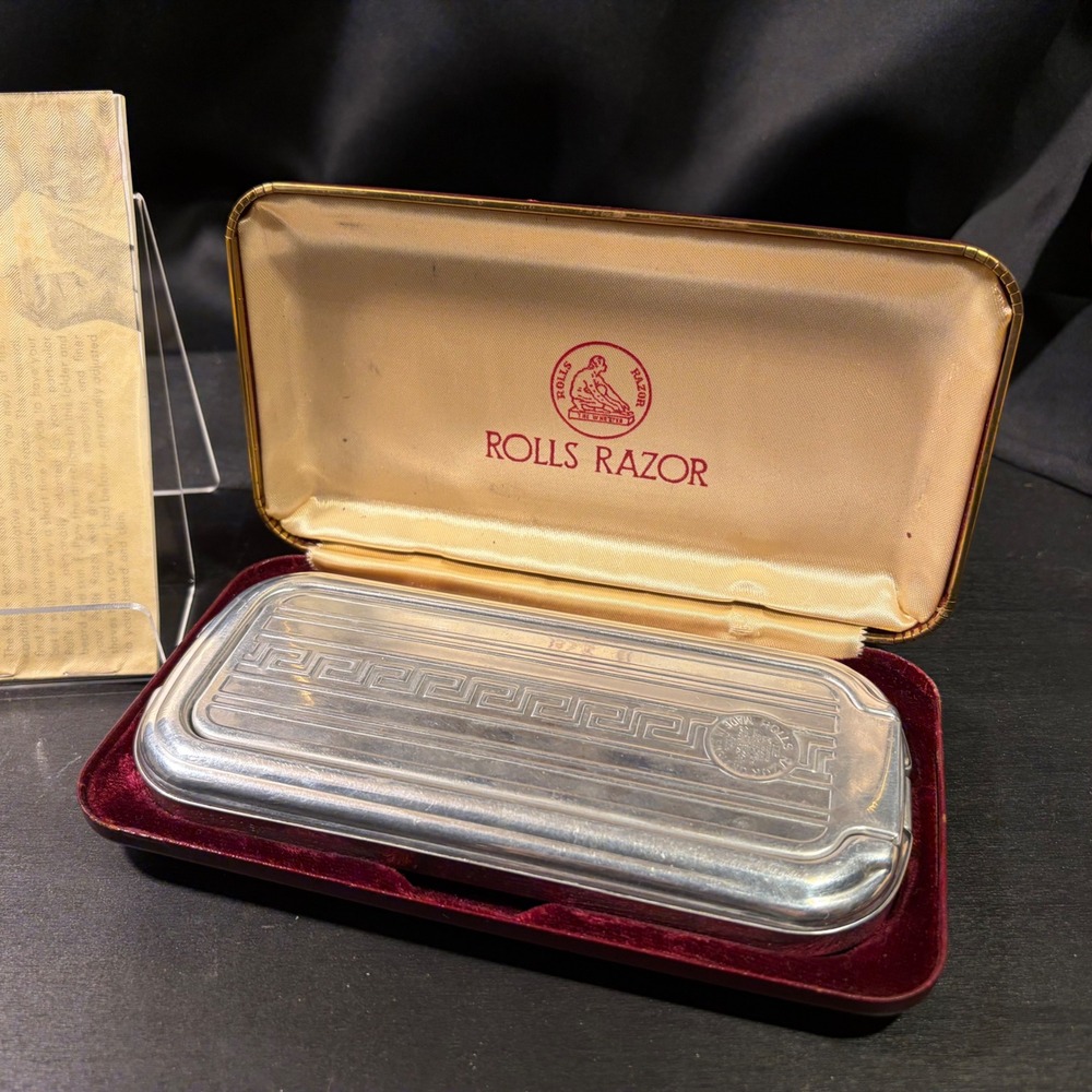 Vintage Rolls Razor Imperial No. 2 Sheffield Steel Safety Razor Set with Box